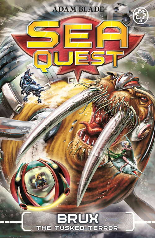 Book cover of Brux the Tusked Terror: Book 18 (Sea Quest #18)
