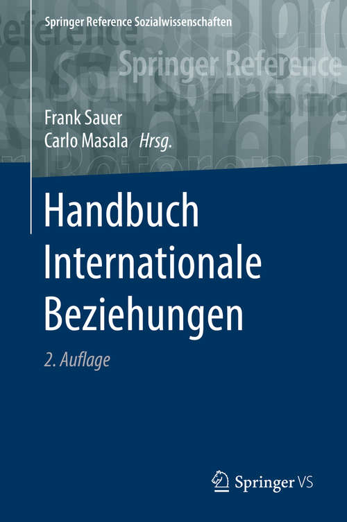 Book cover of Handbuch Internationale Beziehungen