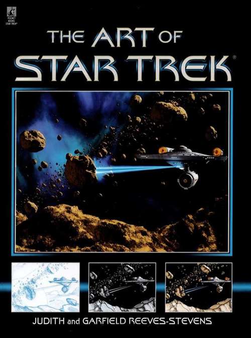 Book cover of The Star Trek: The Art of Star Trek
