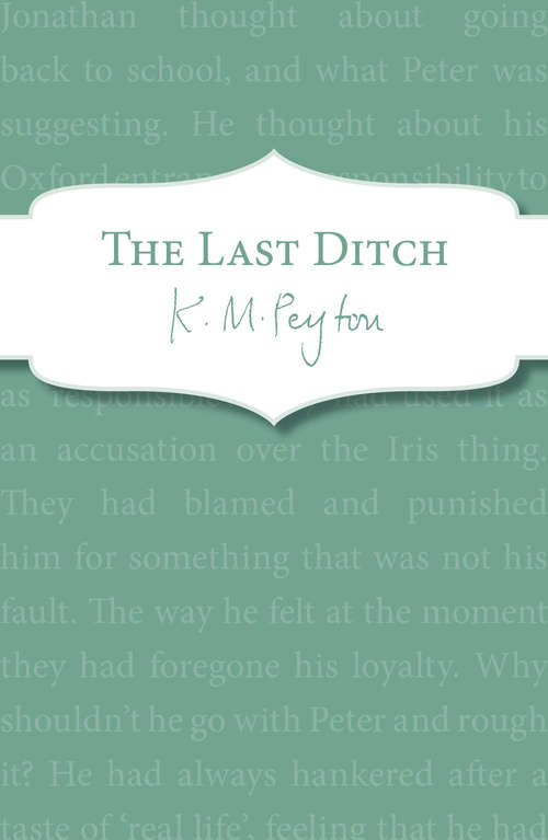 Book cover of The Last Ditch