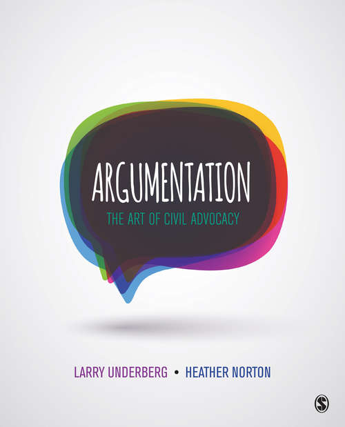 Book cover of Argumentation: The Art of Civil Advocacy