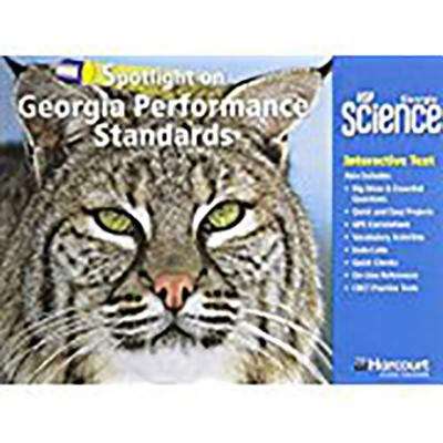 Book cover of Spotlight on Georgia Performance Standards: HSP Science
