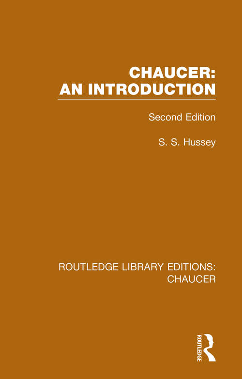 Book cover of Chaucer: Second Edition (Routledge Library Editions: Chaucer)