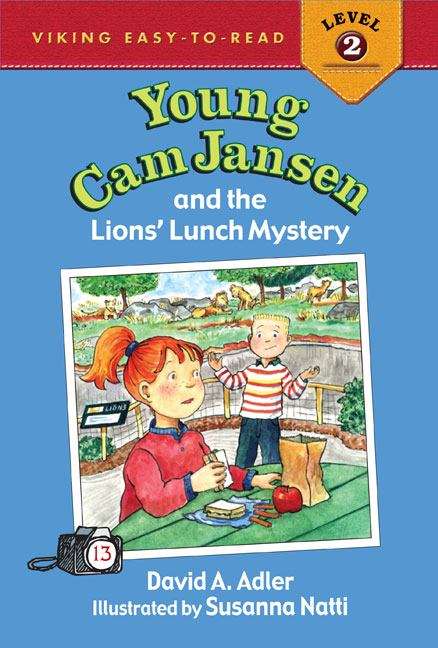Book cover of Young Cam Jansen and the Lion's Lunch Mystery (Young Cam Jansen  #13)