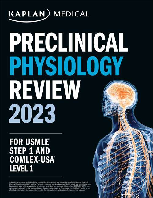 Book cover of Preclinical Physiology Review 2023: For USMLE Step 1 and COMLEX-USA Level 1 (USMLE Prep)
