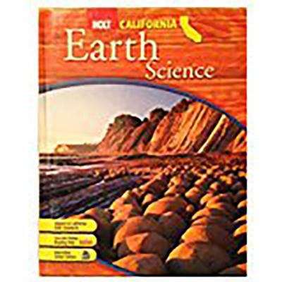 Book cover of Holt Earth Science (California)