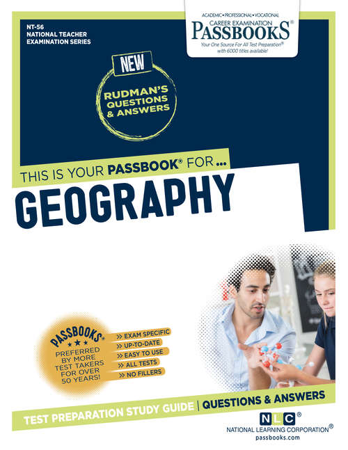 Book cover of GEOGRAPHY: Passbooks Study Guide (National Teacher Examination Series (NTE): No. Dantes-62)