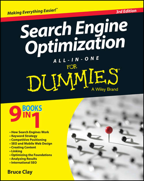 Book cover of Search Engine Optimization All-in-One For Dummies