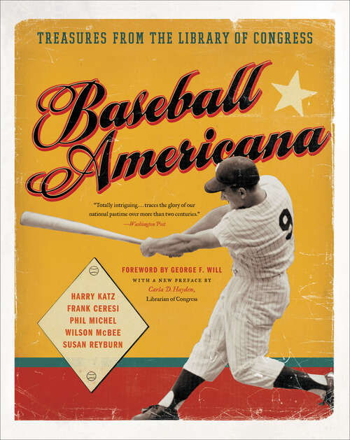 Book cover of Baseball Americana: Treasures from the Library of Congress