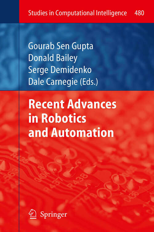 Book cover of Recent Advances in Robotics and Automation