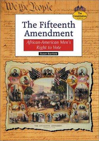 Book cover of The Fifteenth Amendment