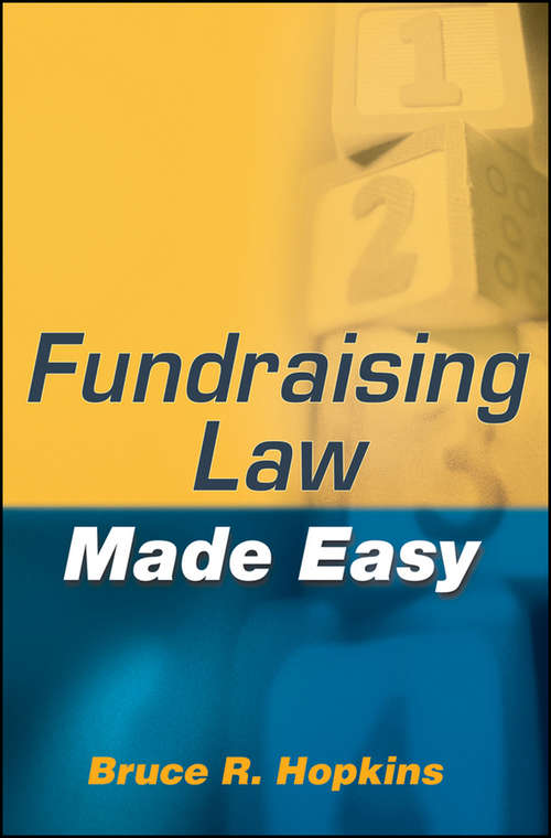 Book cover of Fundraising Law Made Easy
