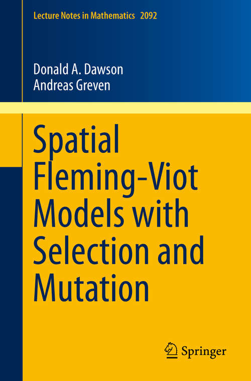 Book cover of Spatial Fleming-Viot Models with Selection and Mutation