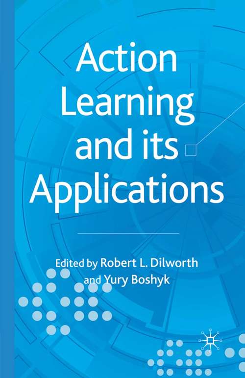 Book cover of Action Learning and its Applications