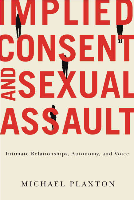 Book cover of Implied Consent and Sexual Assault