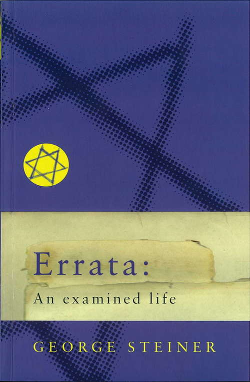 Errata: An Examined Life (Folio Ser. #Vol. 41479)