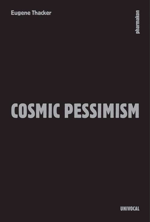 Book cover of Cosmic Pessimism