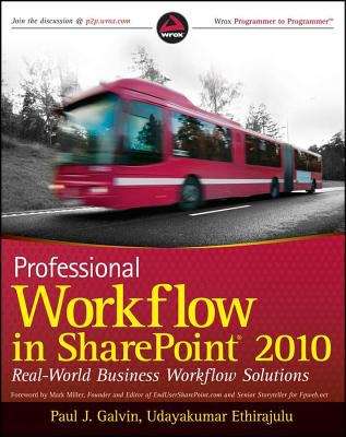Book cover of Professional: Workflow in SharePoint® 2010