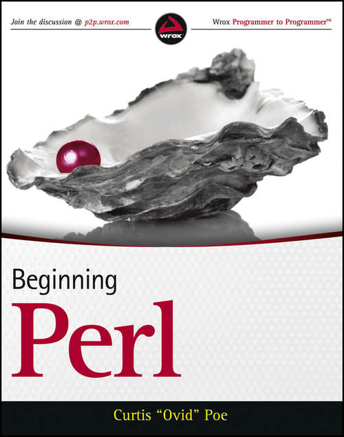 Book cover of Beginning Perl