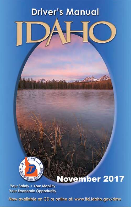Book cover of Idaho Driver's Manual (November #2017)