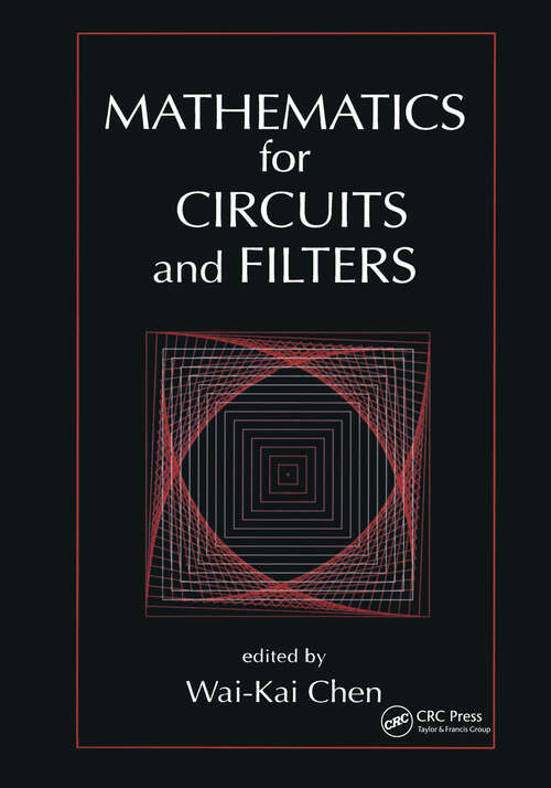 Book cover of Mathematics for Circuits and Filters