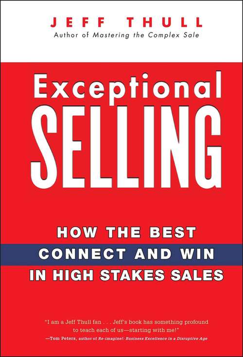Book cover of Exceptional Selling