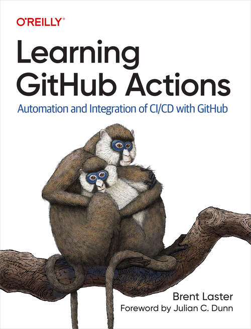 Book cover of Learning GitHub Actions