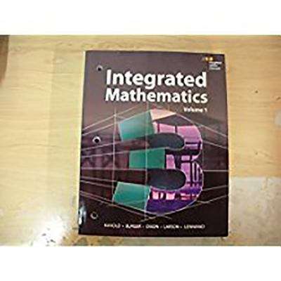 Book cover of Integrated Mathematics 3 (2015 Edition)