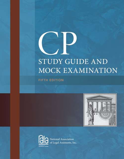Book cover of CP Study Guide And Mock Examination