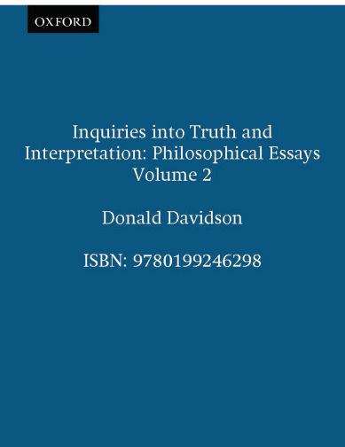 Book cover of Inquiries into Truth and Interpretation 2nd Edition