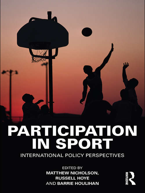Book cover of Participation in Sport: International Policy Perspectives
