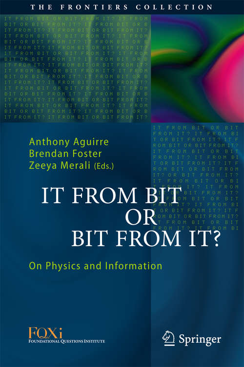 Book cover of It From Bit or Bit From It?
