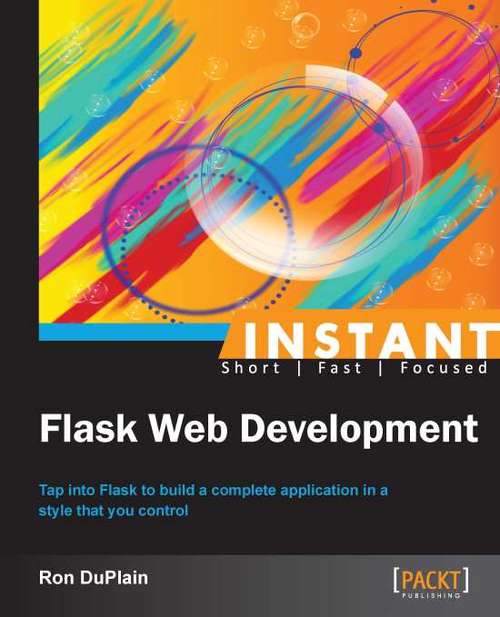Book cover of Instant Flask Web Development