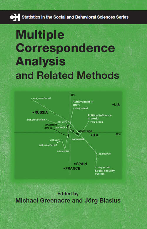 Book cover of Multiple Correspondence Analysis and Related Methods (Chapman & Hall/CRC Statistics in the Social and Behavioral Sciences)