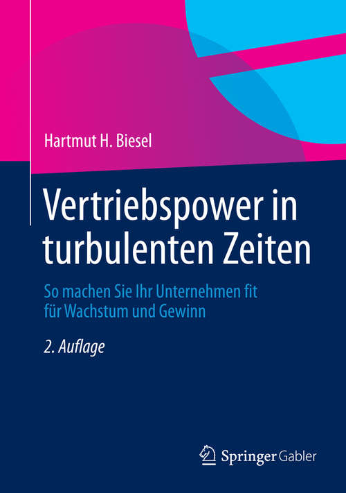 Book cover of Vertriebspower in turbulenten Zeiten