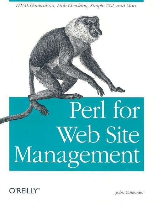 Book cover of Perl for Web Site Management
