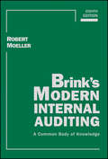 Brink's Modern Internal Auditing: A Common Body of Knowledge (Wiley Corporate F&A)