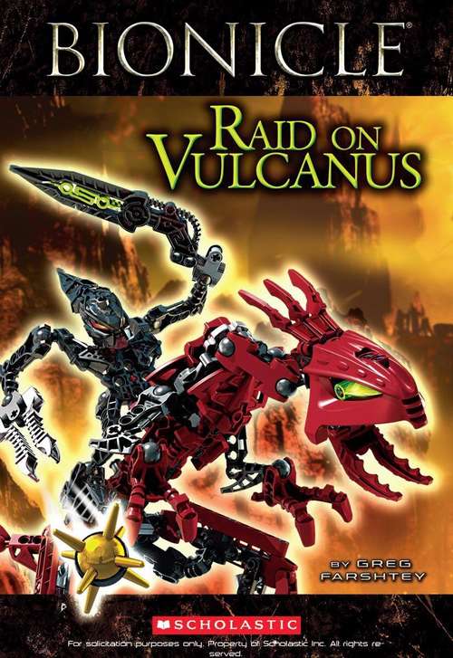 Book cover of Raid on Vulcanus (Bionicle Adventures #11)
