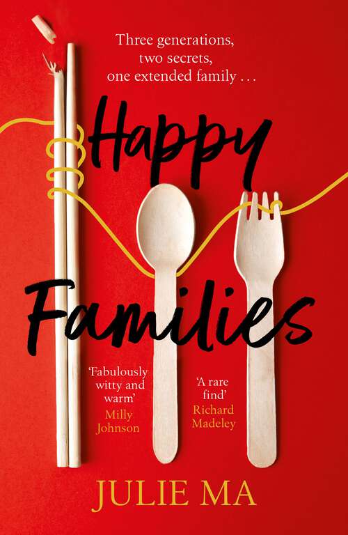 Book cover of Happy Families: The heart-warming and hilarious winner of Richard & Judy's Search for a Bestseller 2020
