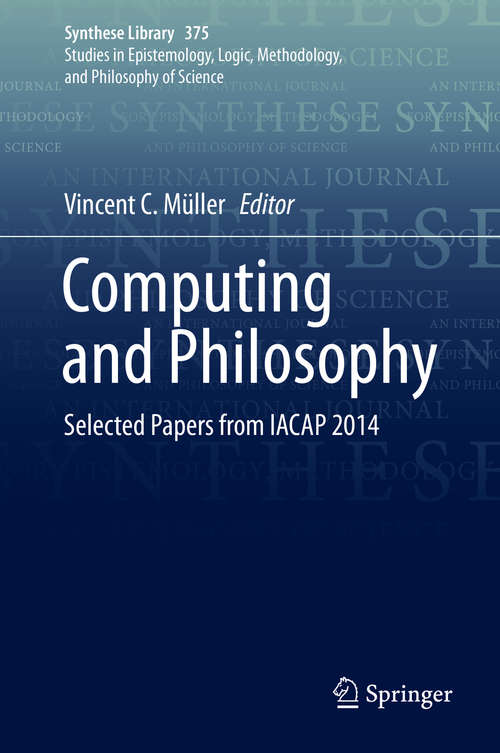 Book cover of Computing and Philosophy