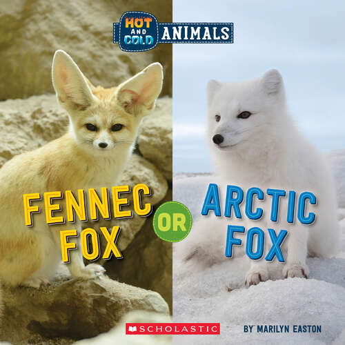 Book cover of Fennec Fox or Arctic Fox: Wild World (Hot and Cold Animals)