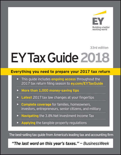 Book cover of Ernst & Young Tax Guide 2018