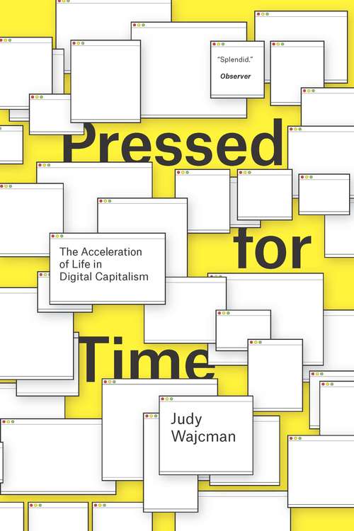 Book cover of Pressed for Time: The Acceleration of Life in Digital Capitalism