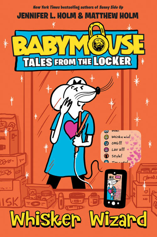 Book cover of Whisker Wizard (Babymouse Tales from the Locker #5)