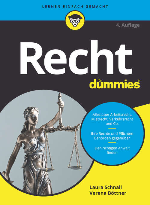 Book cover of Recht für Dummies (4. Auflage) (Für Dummies)