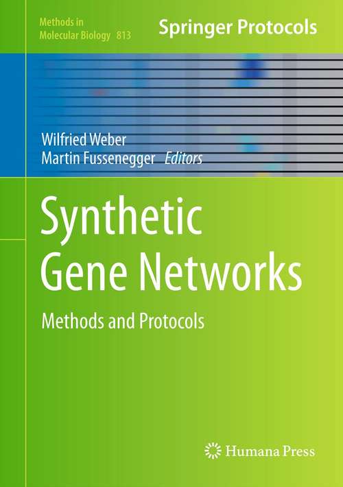 Book cover of Synthetic Gene Networks