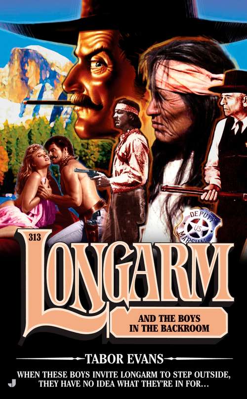 Book cover of Longarm and the Boys in the Back Room (Longarm #313)