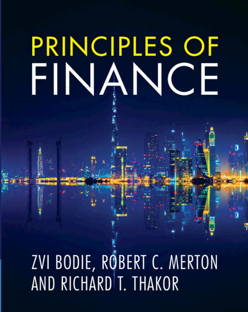 Book cover of Principles of Finance