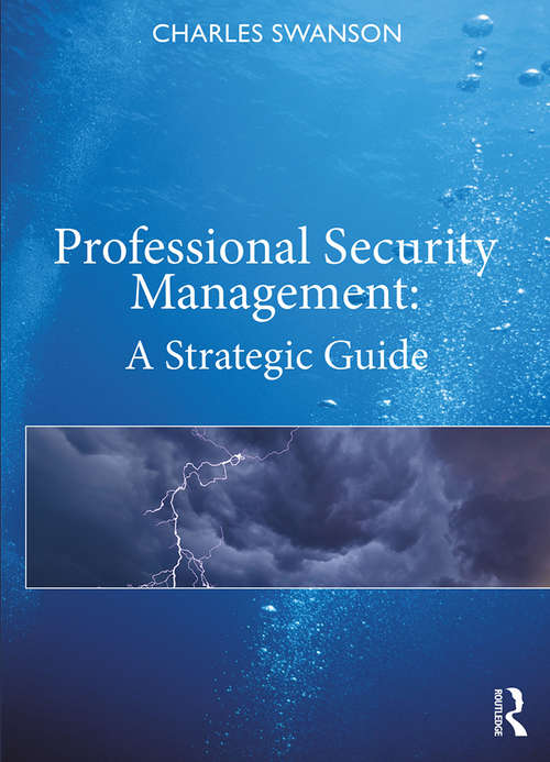 Book cover of Professional Security Management: A Strategic Guide