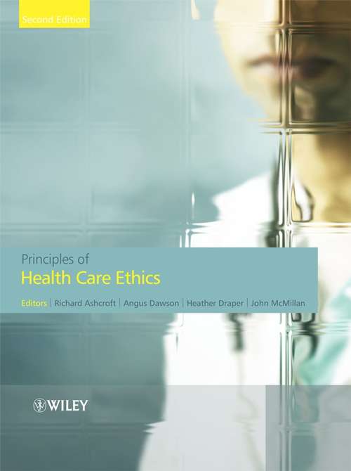 Book cover of Principles of Health Care Ethics